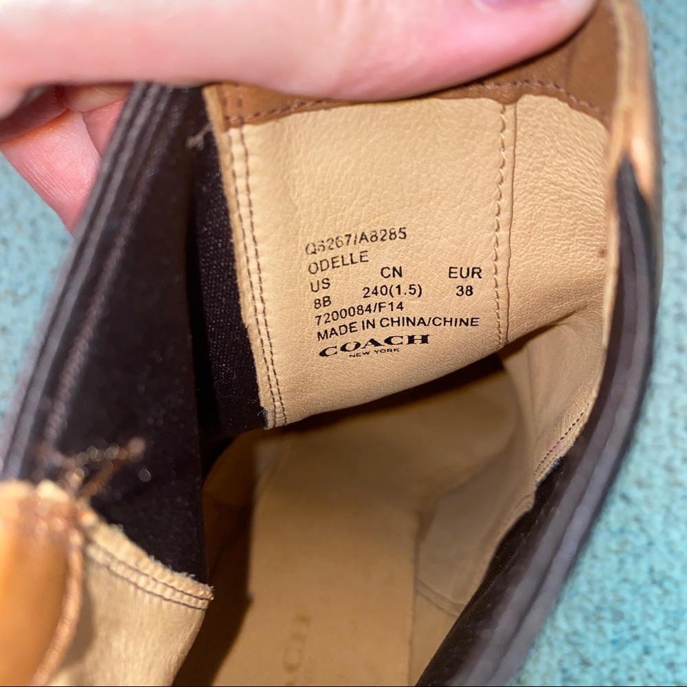 Leather Coach Boots - Picture 4 of 6